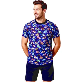 Pánské pyžamo Pánské Pyžamo Krátké FOLTÝN PK 550 Velikost: 4XL