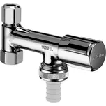 Schell ventil COMFORT kombinovany rohovy se zp. klapkou s ASAG 1/2" chrom