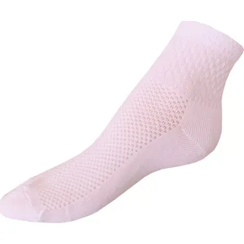 Dámské ponožky Kotníčkové ponožky Gapo Fit Uni s ozdobným lemem bílá velikost 41-42