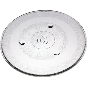 Nádobí do mikrovlnné trouby Otočný skleněný talíř do mikrovlnky 31,5 cm čirý