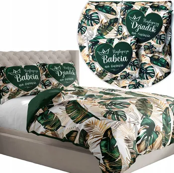 Povlečení POVLEČENÍ PRO BABIČKU A DĚDEČKA DÁREK 160X200 + DVĚ POVLEČENÍ 70X80 226