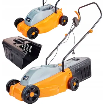 Sekačka ELEKTRICKÁ SEKAČKA NA TRÁVY S VYSOKÝM VÝKONEM 2500W, KOŠ 30L, ZÁBĚR 32CM, OBRATNÁ A LEHKÁ