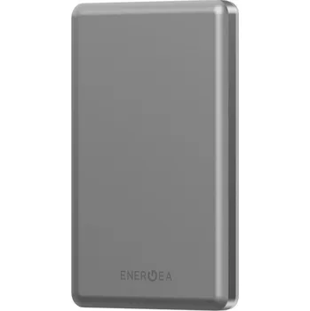 Powerbanka ENERGEA AluPac Mini 5K bezdrátová MagSafe powerbanka s portem USB-C - 5 000 mAh - přírodní titan