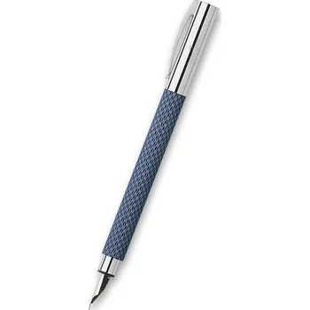 Kancelářské potřeby Faber-Castell Ambition OpArt Deep Water plnicí pero hrot F