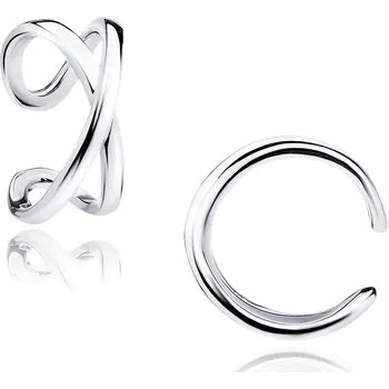 Náušnice Stříbrná záušnice CROSS 1ks Ag 925/1000