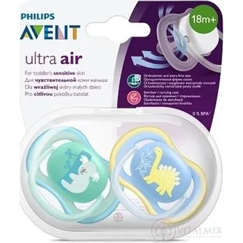 Avent Philips šidítko Ultra Air Koala Deco boy SCF349/11 2 ks
