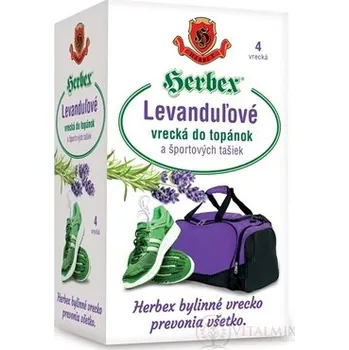 Vůně do bytu HERBEX Levandulové sáčky do bot a sportovních tašek (á 15g) 4 ks