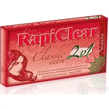 Diagnostický test RapiClear Těhotenský test Classic extra 2v1 2 ks