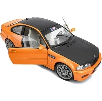 autíčko 1:18 BMW E46 M3 COUPE SOLIDO WORKS ORANGE 2000 - S