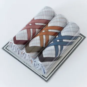 ETEX Pánské látkové kapesníky M14-1 světlé 3 kusy