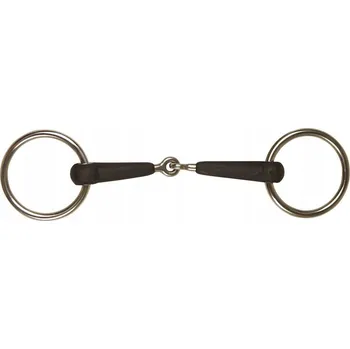 Udidlo pro koně Udidlo jednoduché York GUMOVÉ 12,5 cm