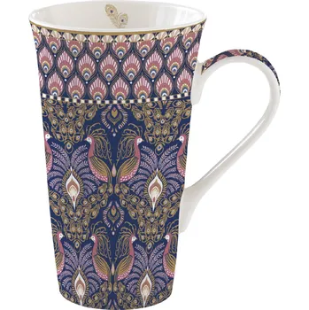 Easy Life, Itálie Easy Life - Porcelánový hrnek Peacock v dárkové krabičce - 600 ml Barva: jako na obrázku