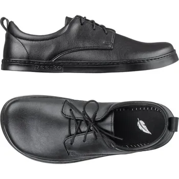 Pánské polobotky Peerko barefoot veganské polobotky Smart Matt černé Velikost: 45