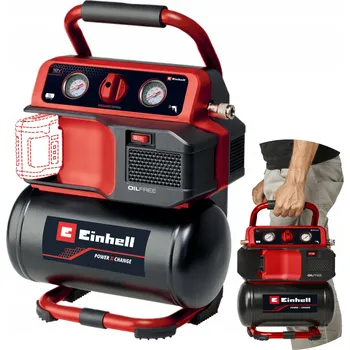 Kompresor EINHELL BEZOLEJOVÝ KOMPRESOR AKU TE-AC 18/75 Li OF-Solo 4020410