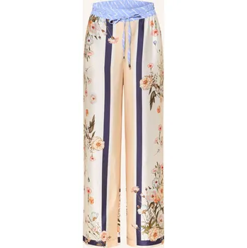 Dámské kalhoty Liu Jo Dámské Kalhoty Marlene, krémová / tmavě oranžová /...