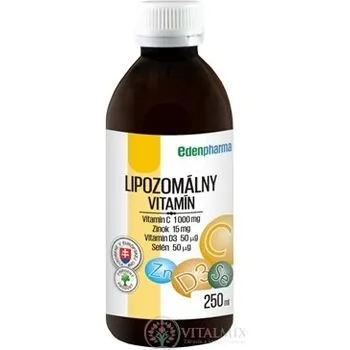 Zdraví EDENPharma LIPOZOMÁLNÍ VITAMIN C + Zn + D3 + Se perorální roztok 250 ml