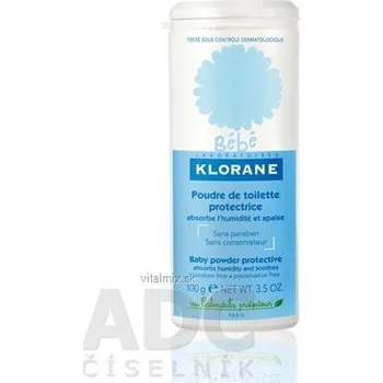 Dětský zásyp KLORANE BEBE POUDRE de Toilette PROTECT nove bal. jemný dětský pudr 100 g