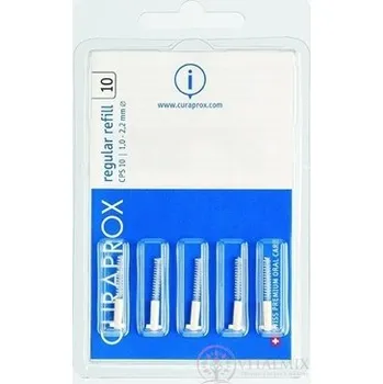 Zubní kartáček CURAPROX CPS 10 regular bílé mezizubní kartáčky 5 ks