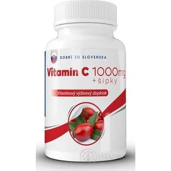 Přírodní produkt Dobré z CZ Vitamin C 1000 mg + šipky tbl 30 ks