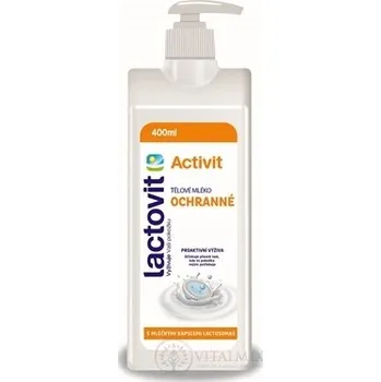 Tělové mléko Lactovit Activate Tělové mléko Ochranné, s lactosomas, s pumpičkou 400 ml