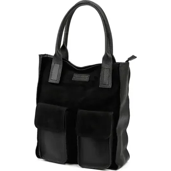 Kabelka Kožená kabelka Angelo černá KZ2255114