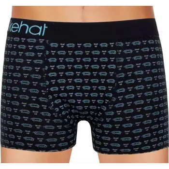 Chlapecké spodní prádlo Chlapecké boxerky Kehat 440/12 černo-grafit, 2pack velikost 146/152