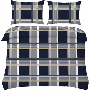 Povlečení POVLEČENÍ KOMPLET 160x200 + 2x POVLAK 70x80 BAVLNA SATÉNOVÁ -