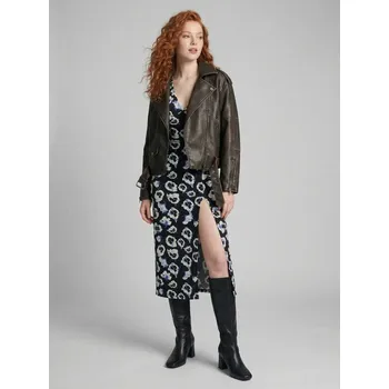 Dámské šaty Sinsay - Květinové midi šaty - vícebarevná - 7751A-MLC - 7751A-MLC-XL-1