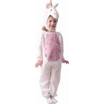 Karnevalový kostým Dětský Kostým jednorožce (overal, kapuce), vel 92/104 cm