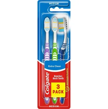 Zubní kartáček COLGATE Zubní kartáček Extra Clean 2+1 zdarma