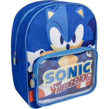 Dětský batoh Cerda Dětský batoh SONIC 2 kapsy modrý 30 cm