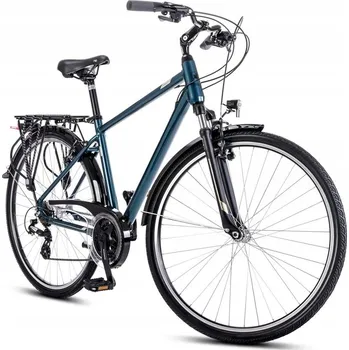 Trekingové kolo Romet Wagant, rám 19 palců, kola 28", modré