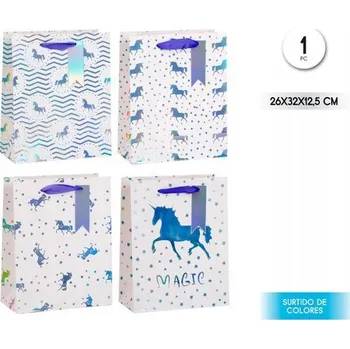 Dárková taška Dárková taška s motivem jednorožce, 26x32 cm
