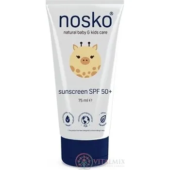 Pleťový krém Nosko sunscreen SPF 50+ dětský opalovací krém 75 ml