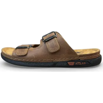 Pánské pantofle Mediline AZ M01 hnědé 44-24 patní ostruha Barva: Hnědá, Velikost: 45