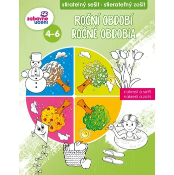 Zábavné učení Stíratelný sešit - Roční období 4-6 let