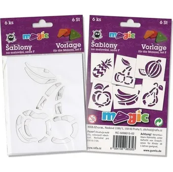 MAGIC papírové šablony na malování OVOCE