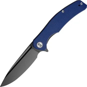 Miguron Knives Velona -3.5" 14c28n , Blue micarta handle,Ti clip