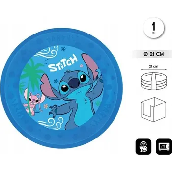 Talíř Talíře Procos Stitch & Angel 21 cm 4 ks