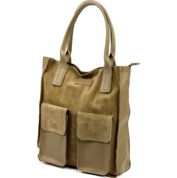 Kabelka Kožená kabelka Angelo 01-001-2 - taupe