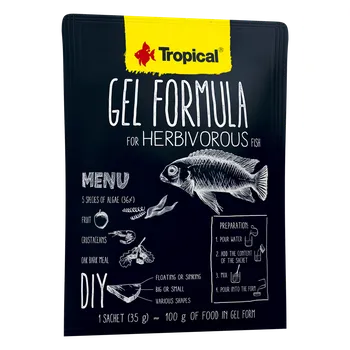 Krmivo pro rybičky Tropical Gel Formula for Herbivorous Fish 35g