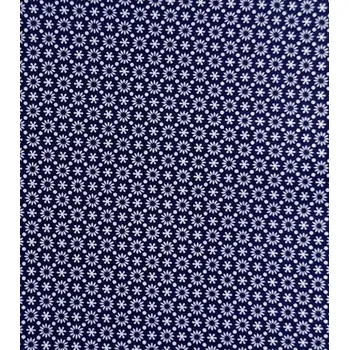 Bavlněná látka mini kopretinky na modré plátno 142 cm | RTex
