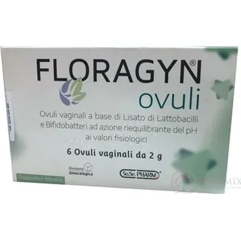 Floragyn vaginální čípky 6 ks