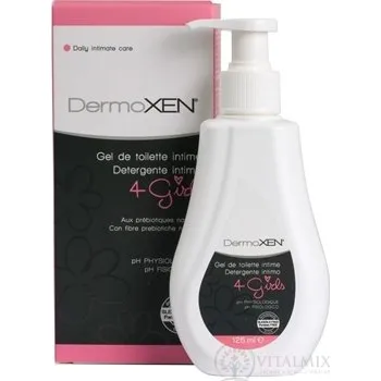 Intimní hygienický prostředek DermoXEN 4 Girls intimní čisticí gel pro dívky 125 ml