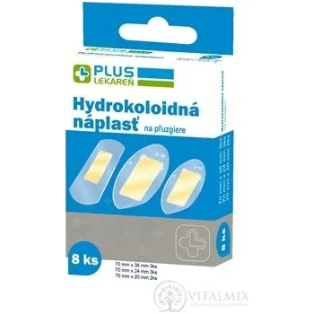Náplast PLUS LÉKÁRNA Hydrokoloidní náplast na puchýře ultra tenká, voděodolná, hypoalergenní 8 ks