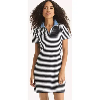 Dámské šaty NAUTICA dámské pruhované šaty Striped modré XS