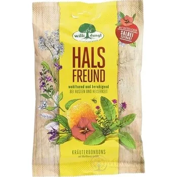 Bonbon Willi Dungl Šalvěj s medem cucavé bonbóny 65 g