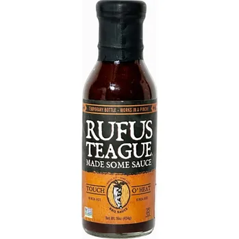 Omáčka Rufus Teague BBQ grilovací omáčka Touch O´heat BBQ sauce 454g