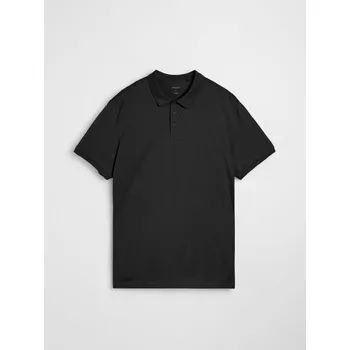 Sinsay - Bavlněné polo tričko - černá - 554EY-99X - 554EY-99X-M