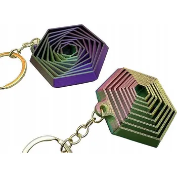 Přívěsek Na Klíče 3D skládačka mix barev